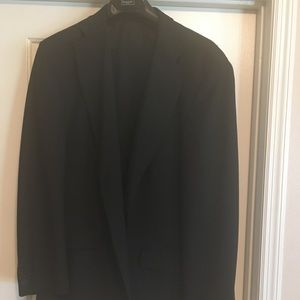 Men’s black 2 button suit